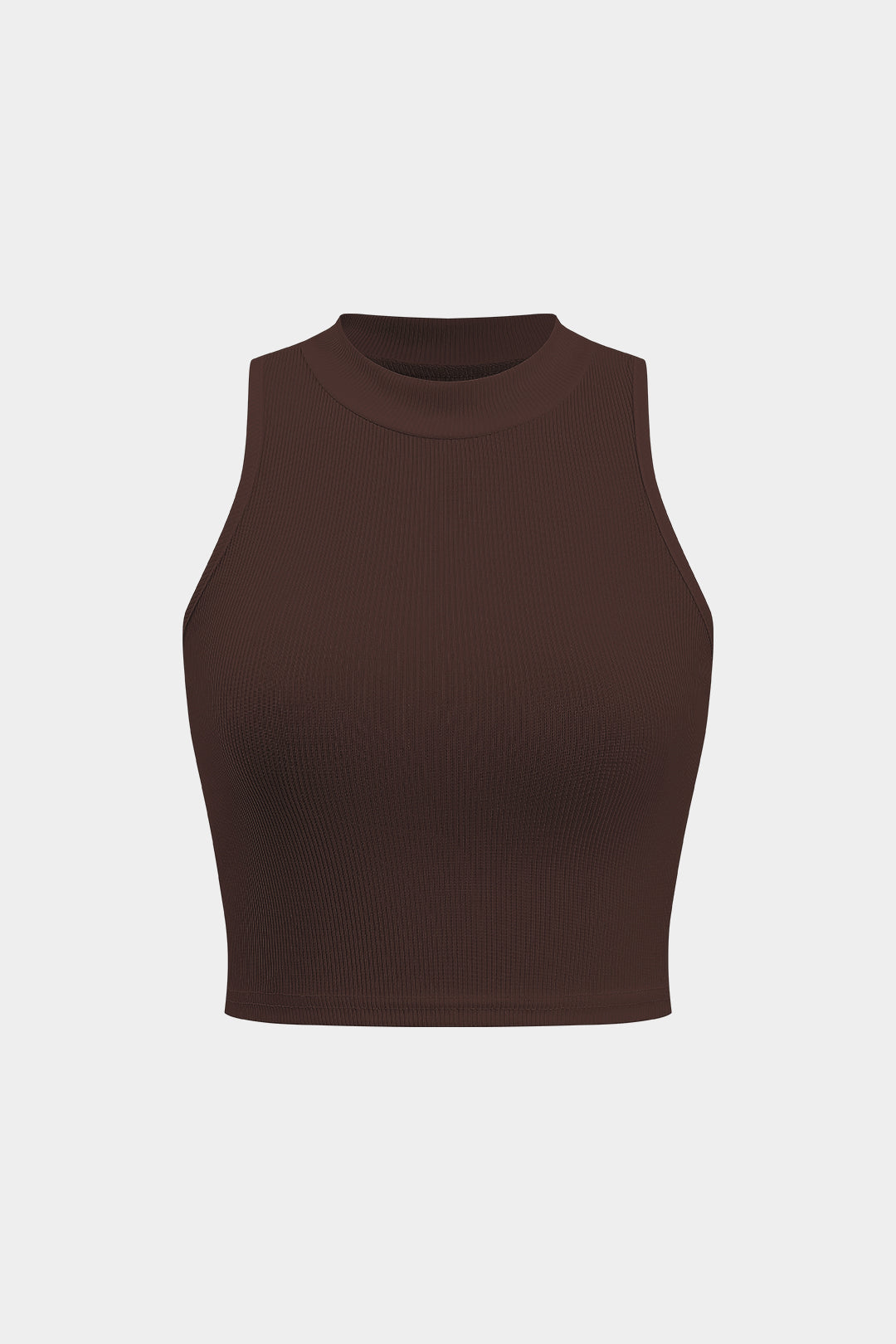 Basic textured sleeveless tank top 