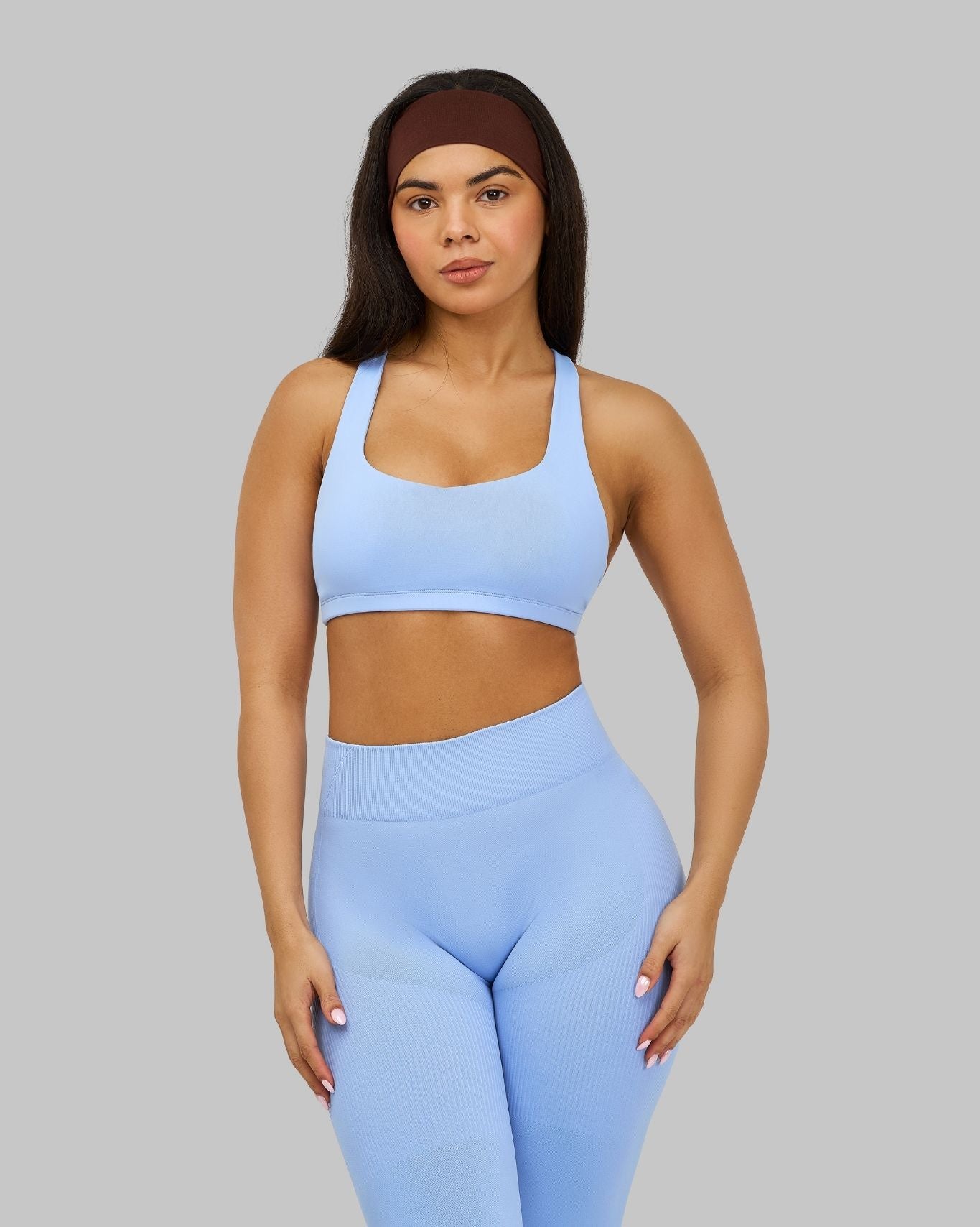 Elevate Medium Impact Bra | Glacier