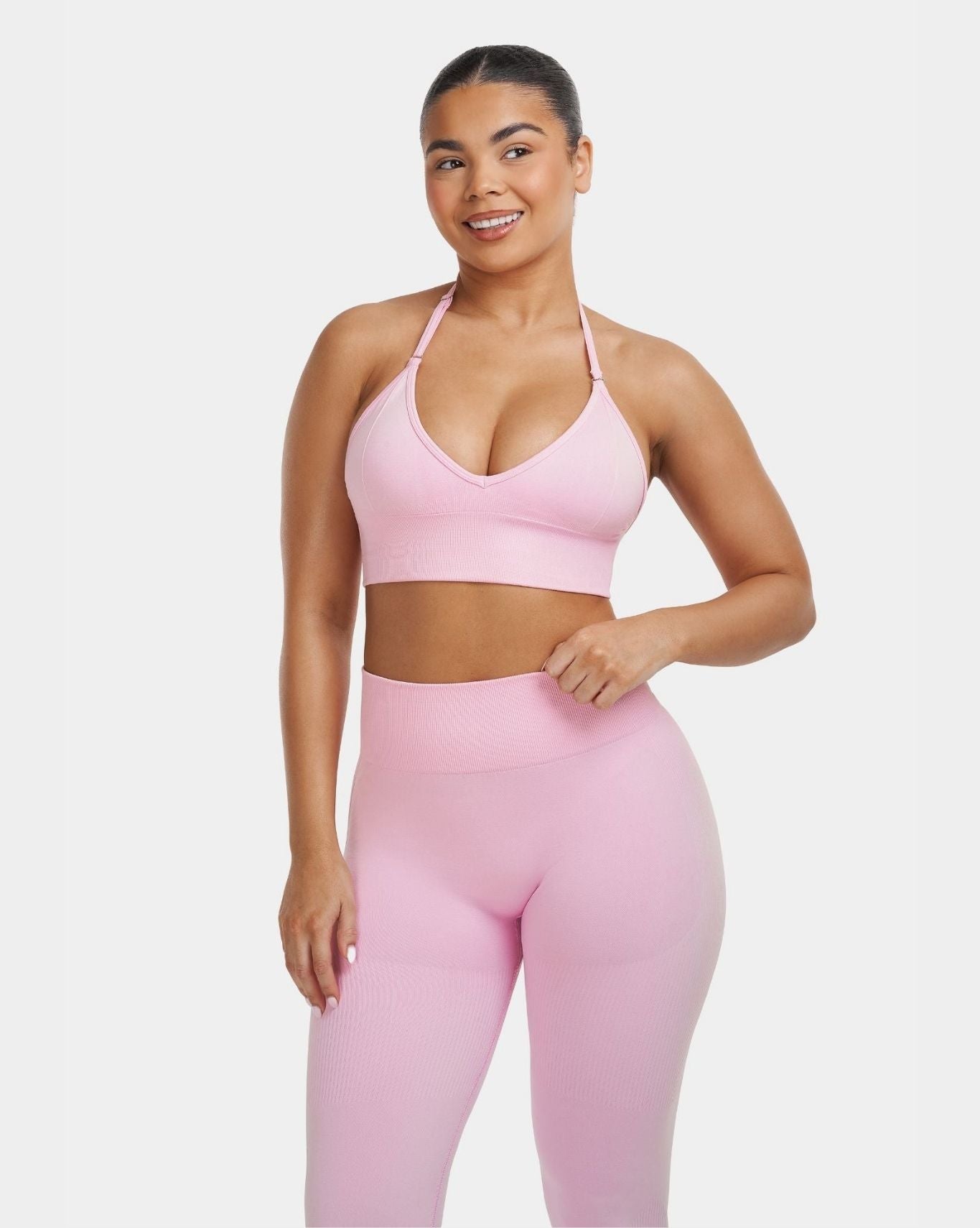 Multi-Way Sculpt Seamless Bra | Pilates Pink