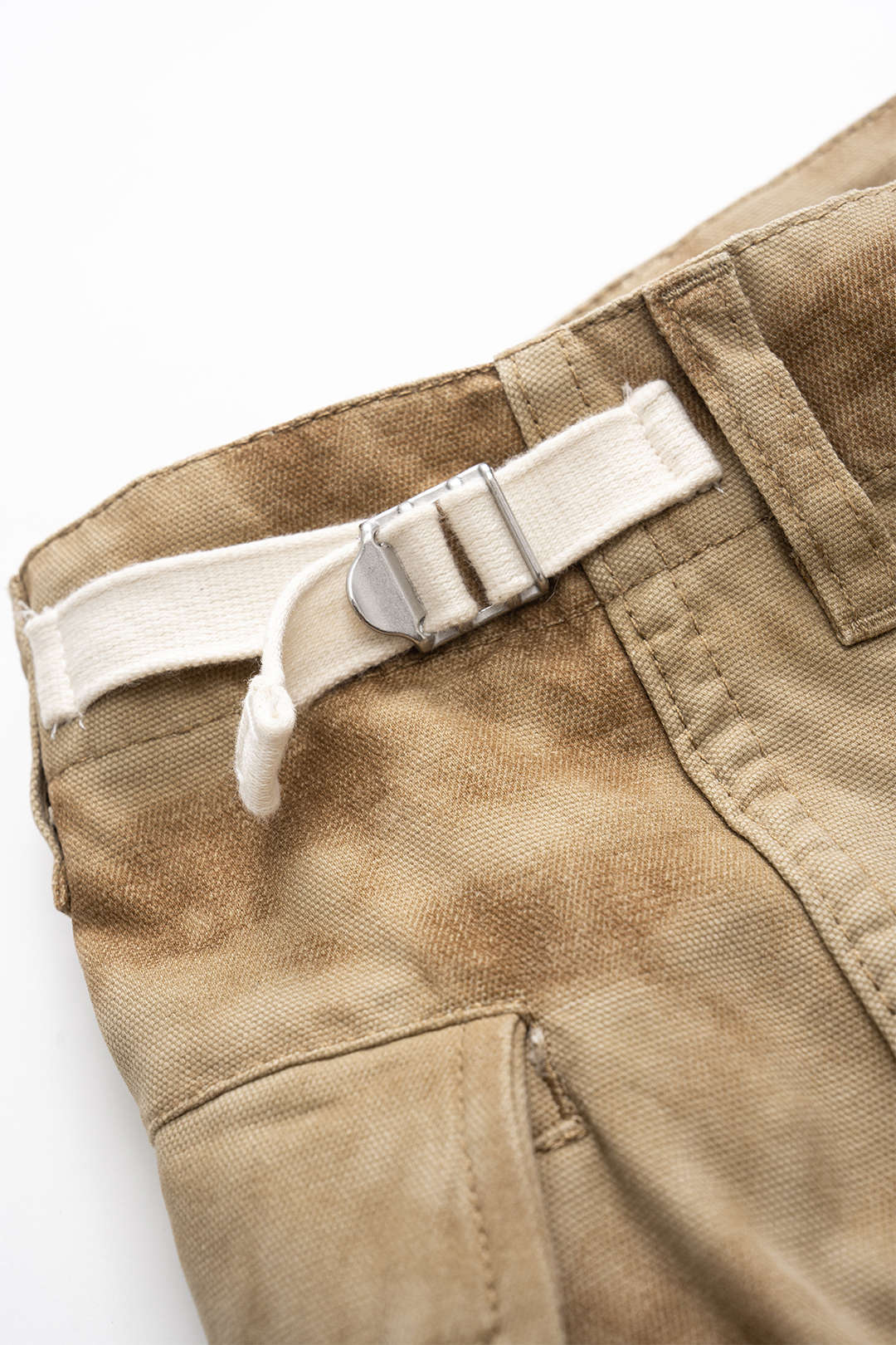 Abstract Print Pocket Shorts 