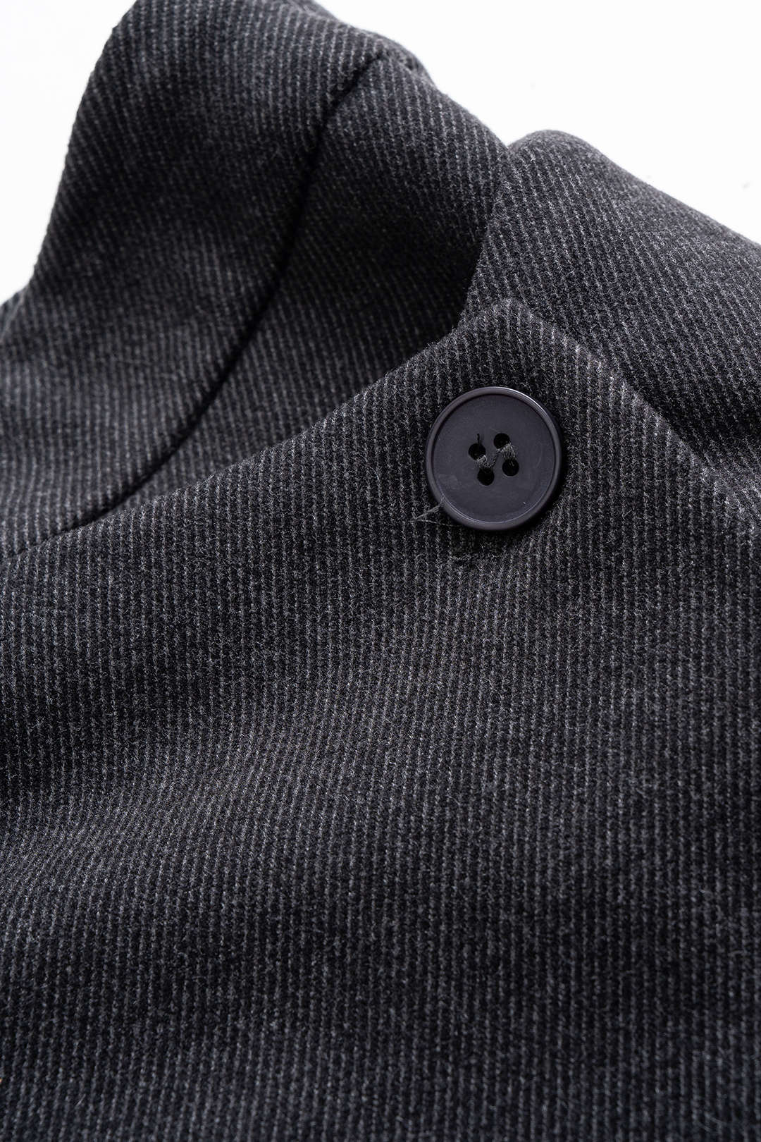 Women’s Asymmetrical Button Straight Leg Pants – Elegant Twill Cloth Design for Work & Daily Wear