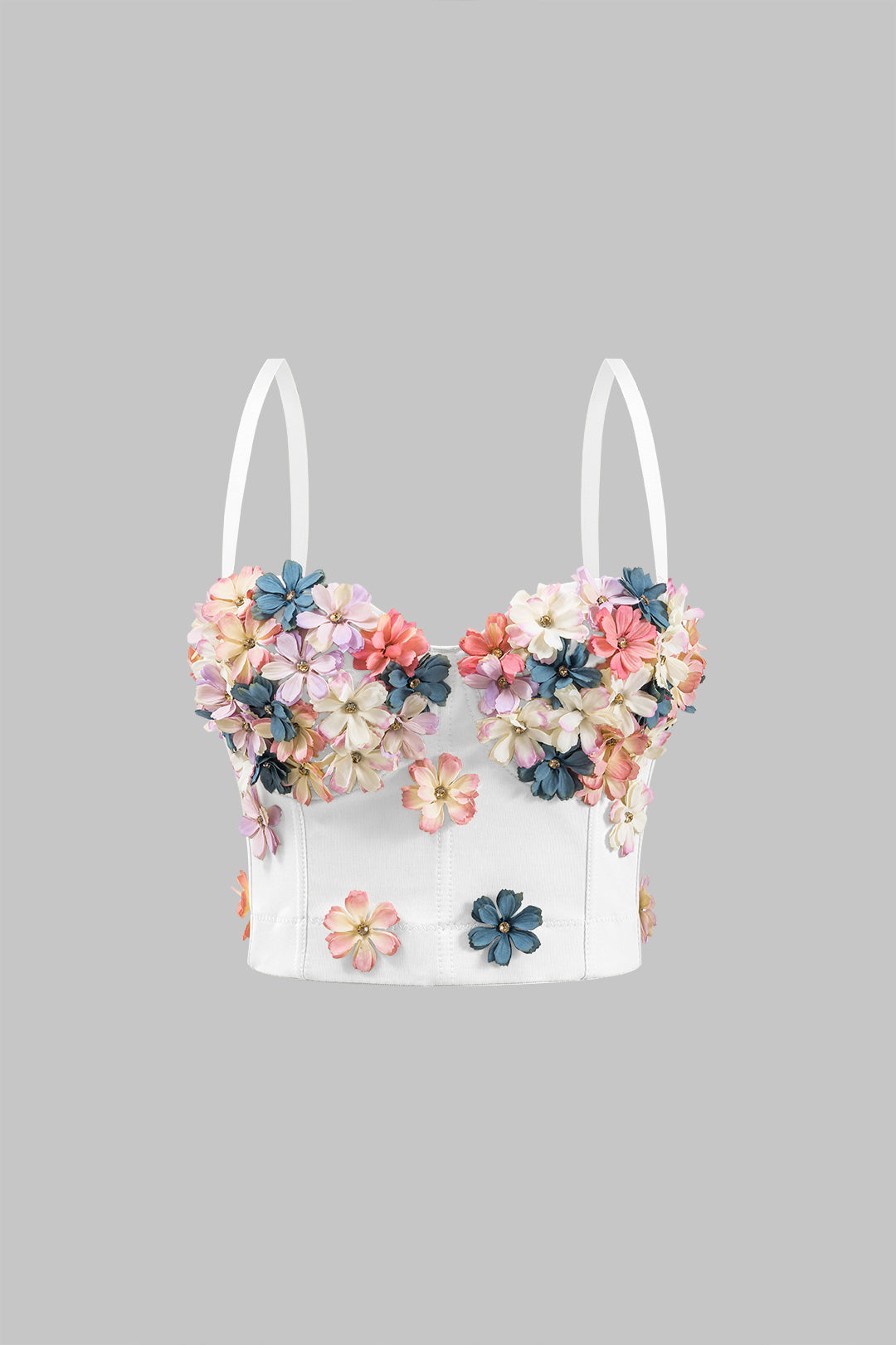 3D embroidery cami top 