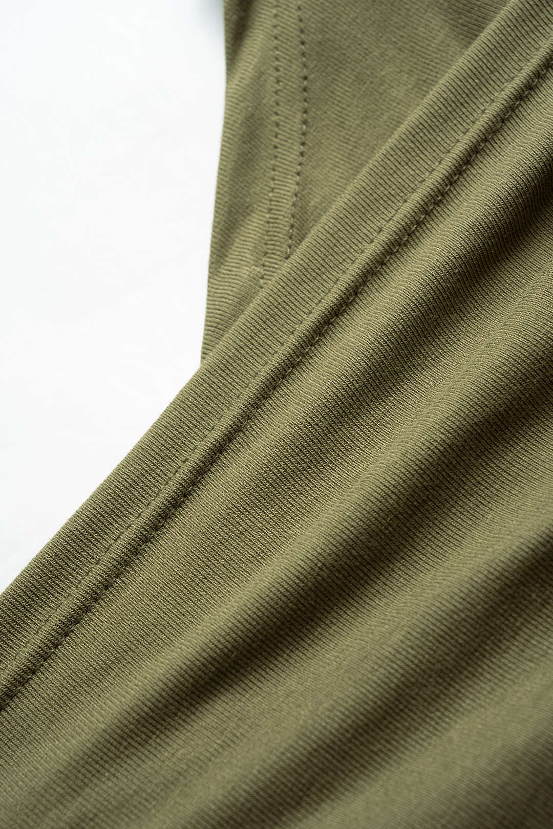 Asymmetrical Neck Ruched Long-Sleeve Top And Suede Patchwork Skirt Set 