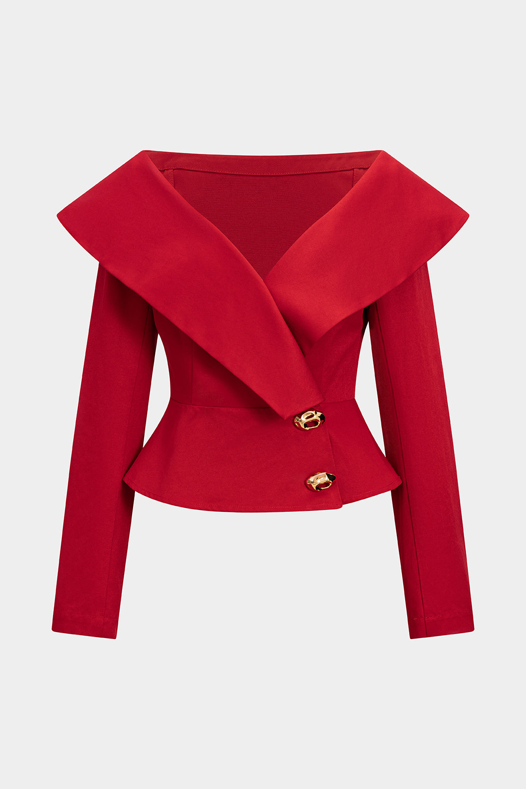 Women’s Crimson Tailored Blazer Jacket – Sculpted Elegance & Power Fit