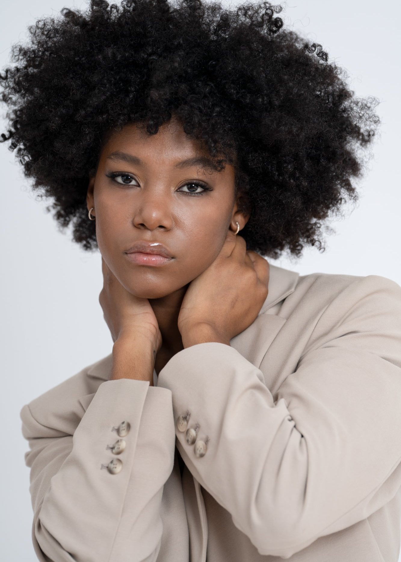 Enzo Tailored Blazer - Greige Limited Edition 