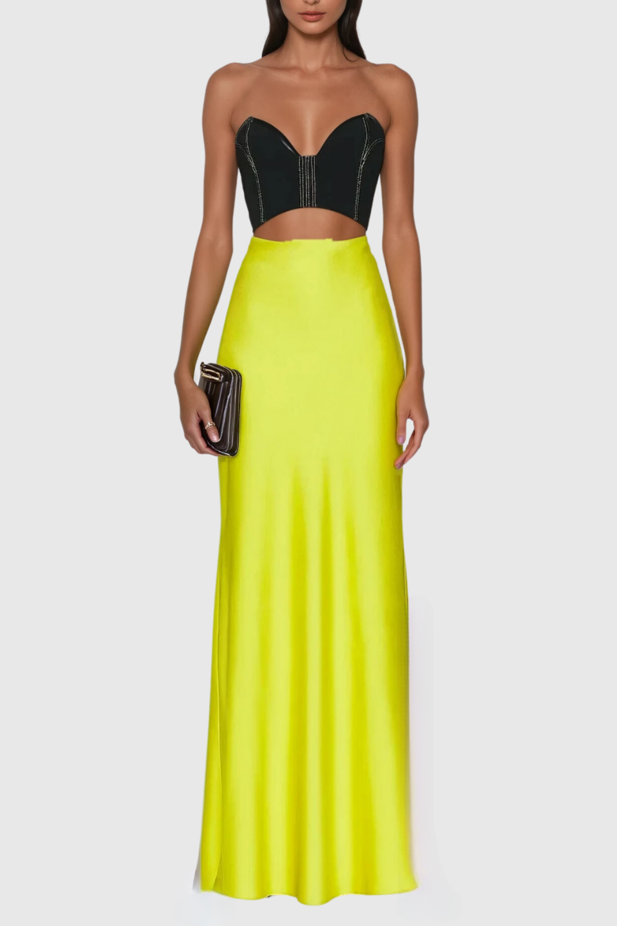 Anemone Strapless Cutout Maxi Dress