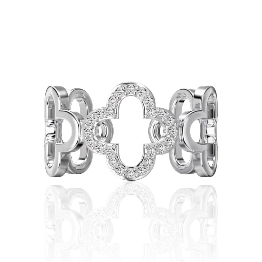 Luxe Clover Ring | 925 Sterling Silver
