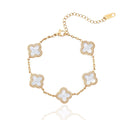 Pearl Clover Bracelet