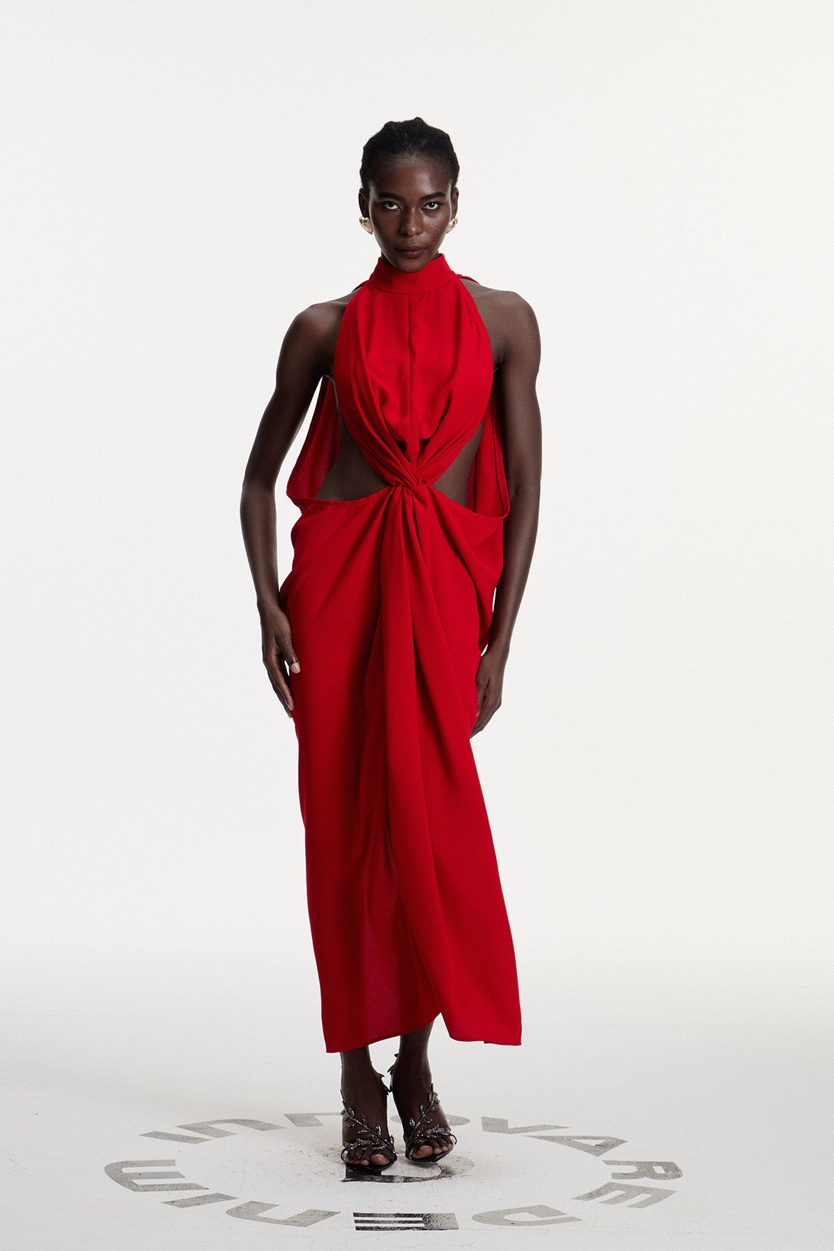 Damiano Ruch Cutout Maxi Dress