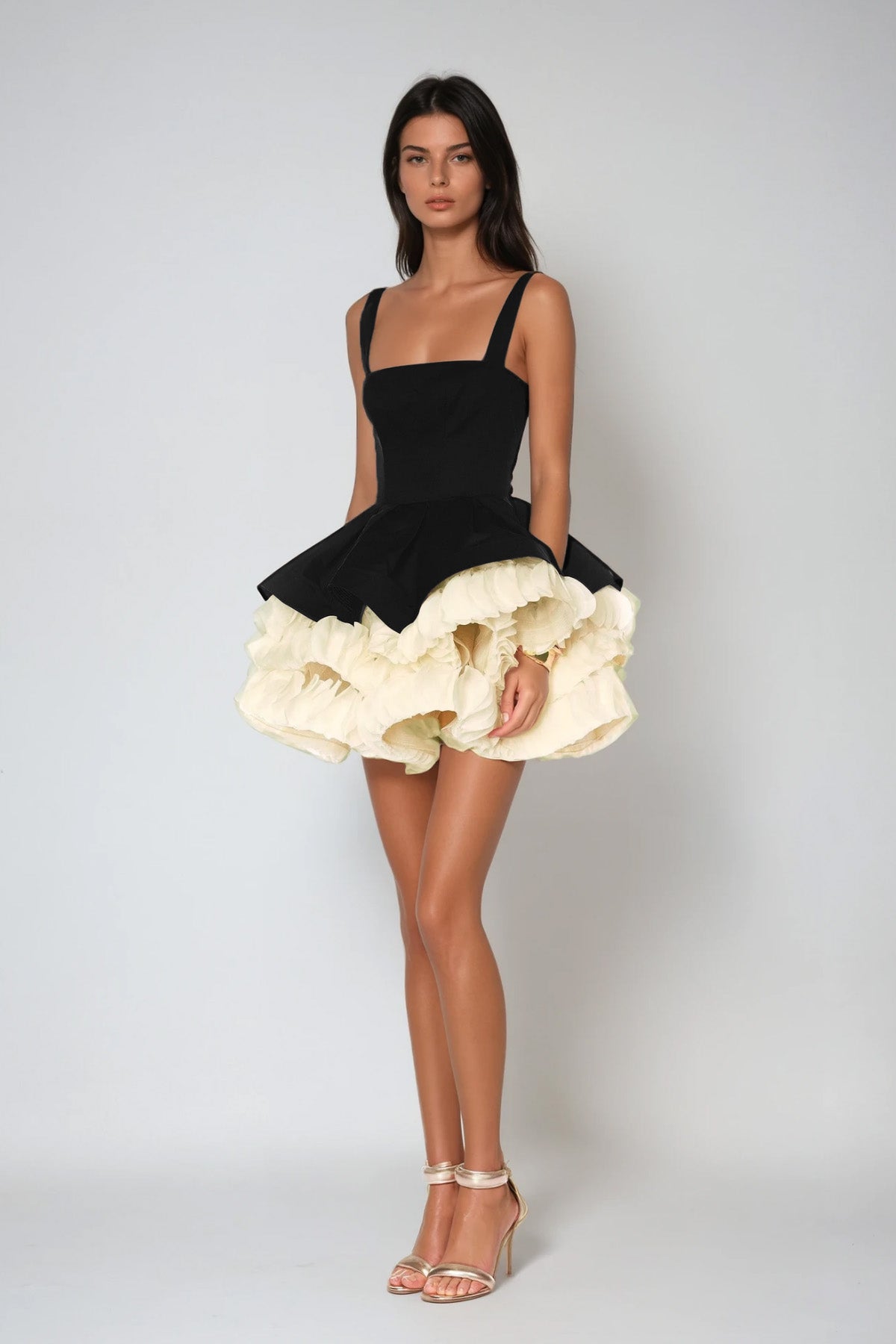 Davorka Sleeveless Puffy Mini Dress