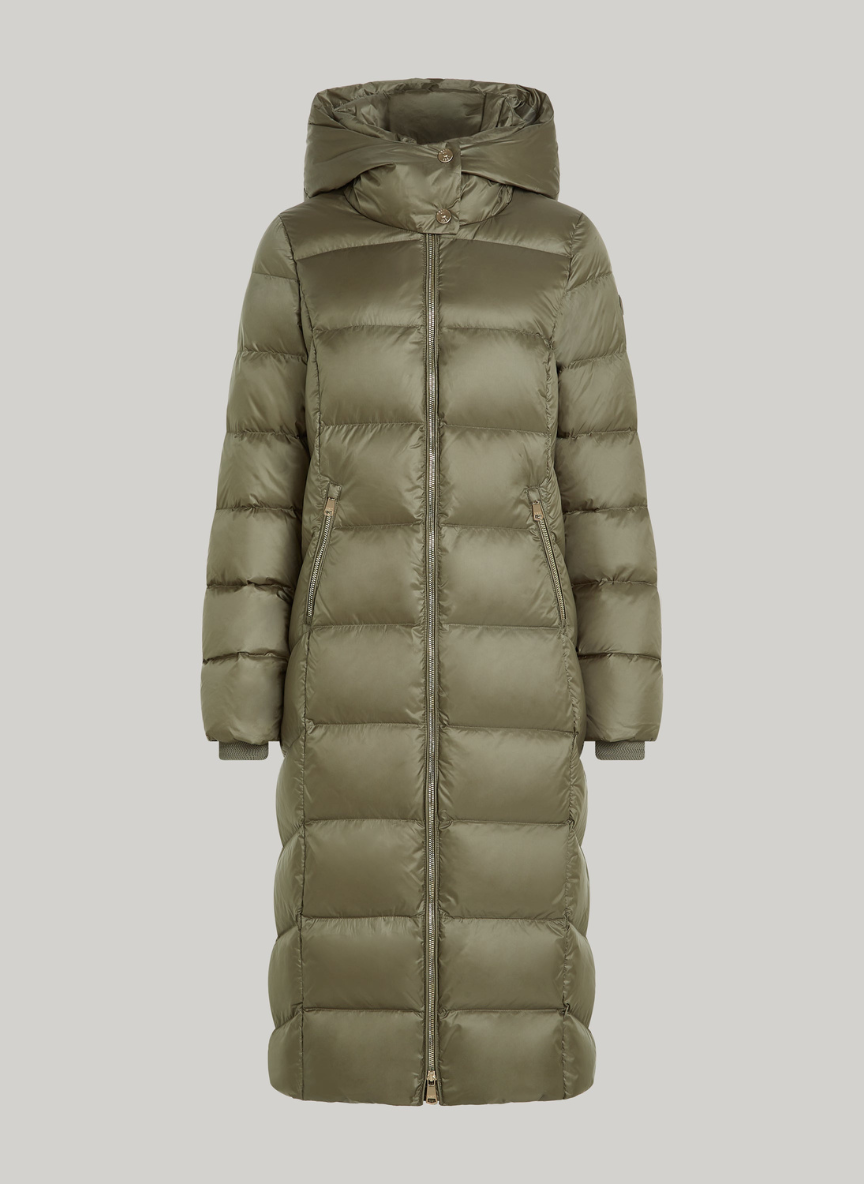 Elegant Shiny Down Jacket – Lightweight & Insulated with Adjustable Hood | PISTACHO 