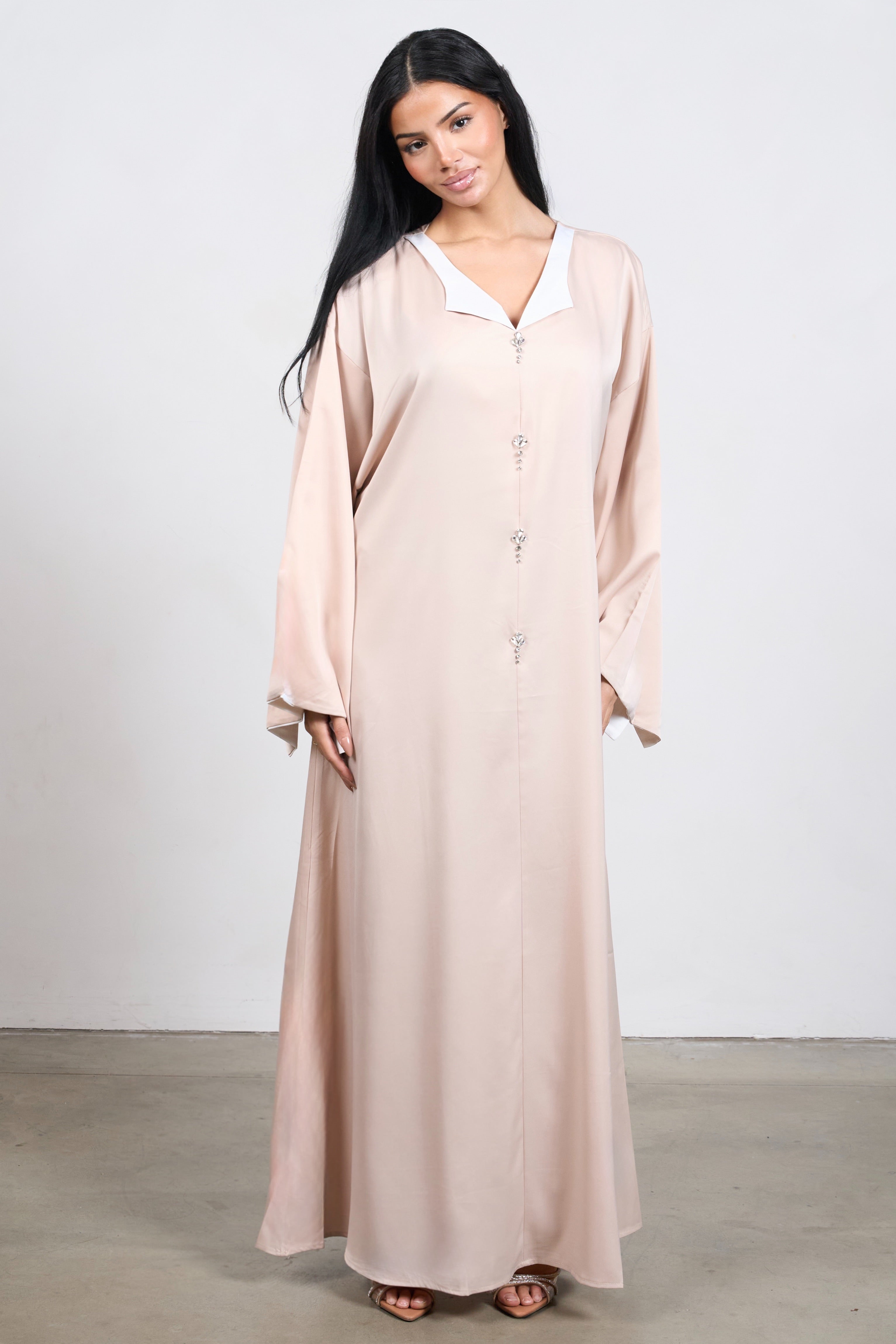 Harmony Kaftan Dress – Elegant Belted Kaftan for Women