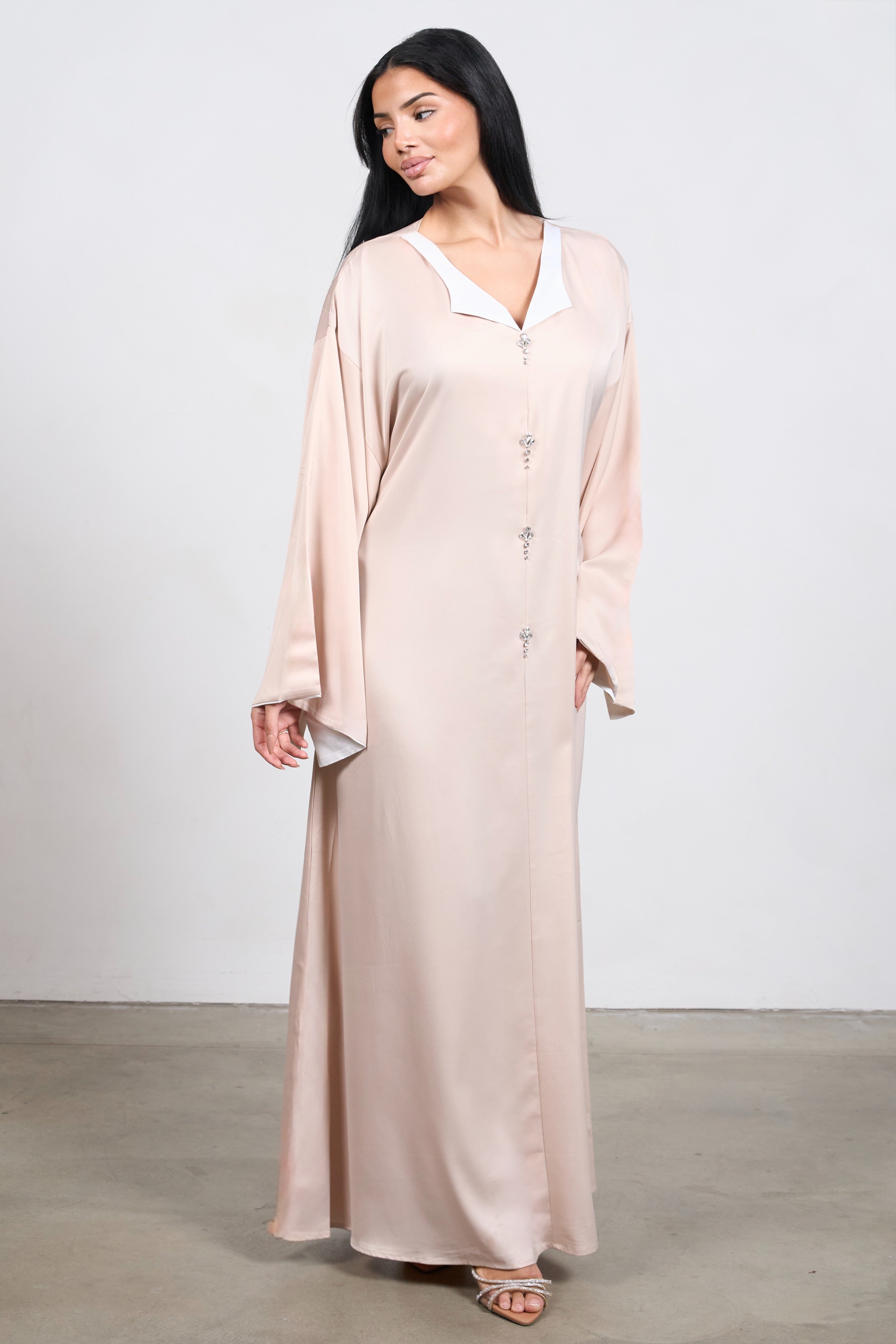 Harmony Kaftan Dress – Elegant Belted Kaftan for Women