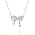 Flair Bow Necklace | 925 Sterling Silver