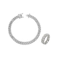 Silver Cuban Glow Set
