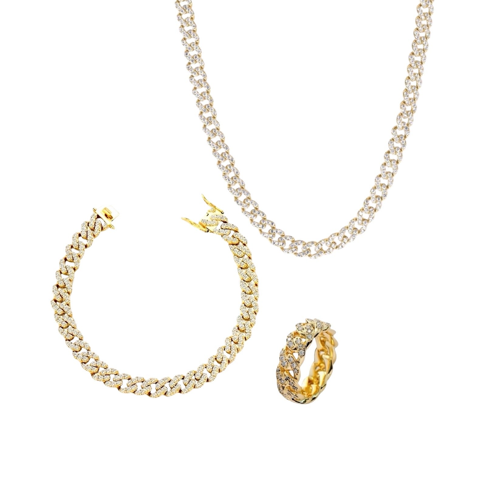 Gold Cuban Glow Set