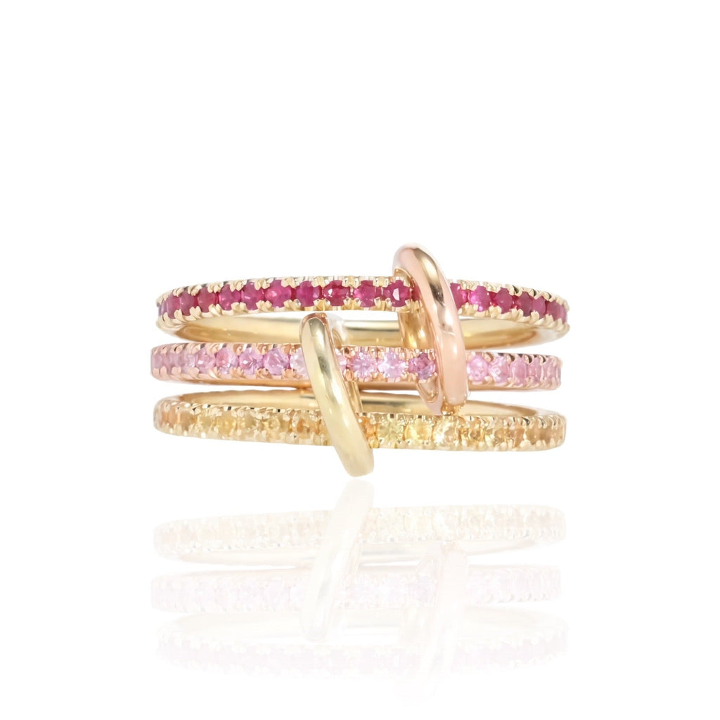 Sunset Trio Ring | 925 Sterling Silver