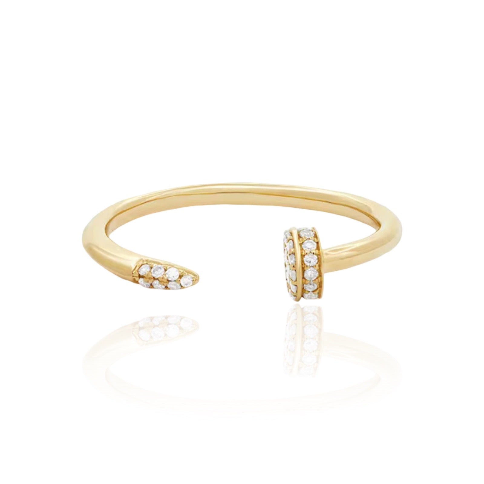 Nail Ring | 925 Sterling Silver