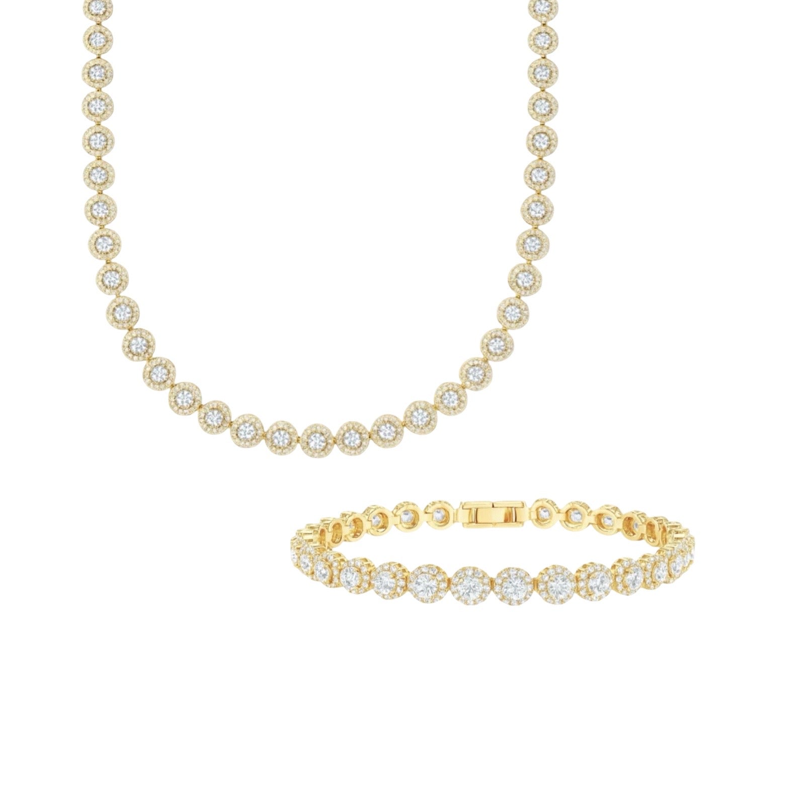 Gold Linéa Set