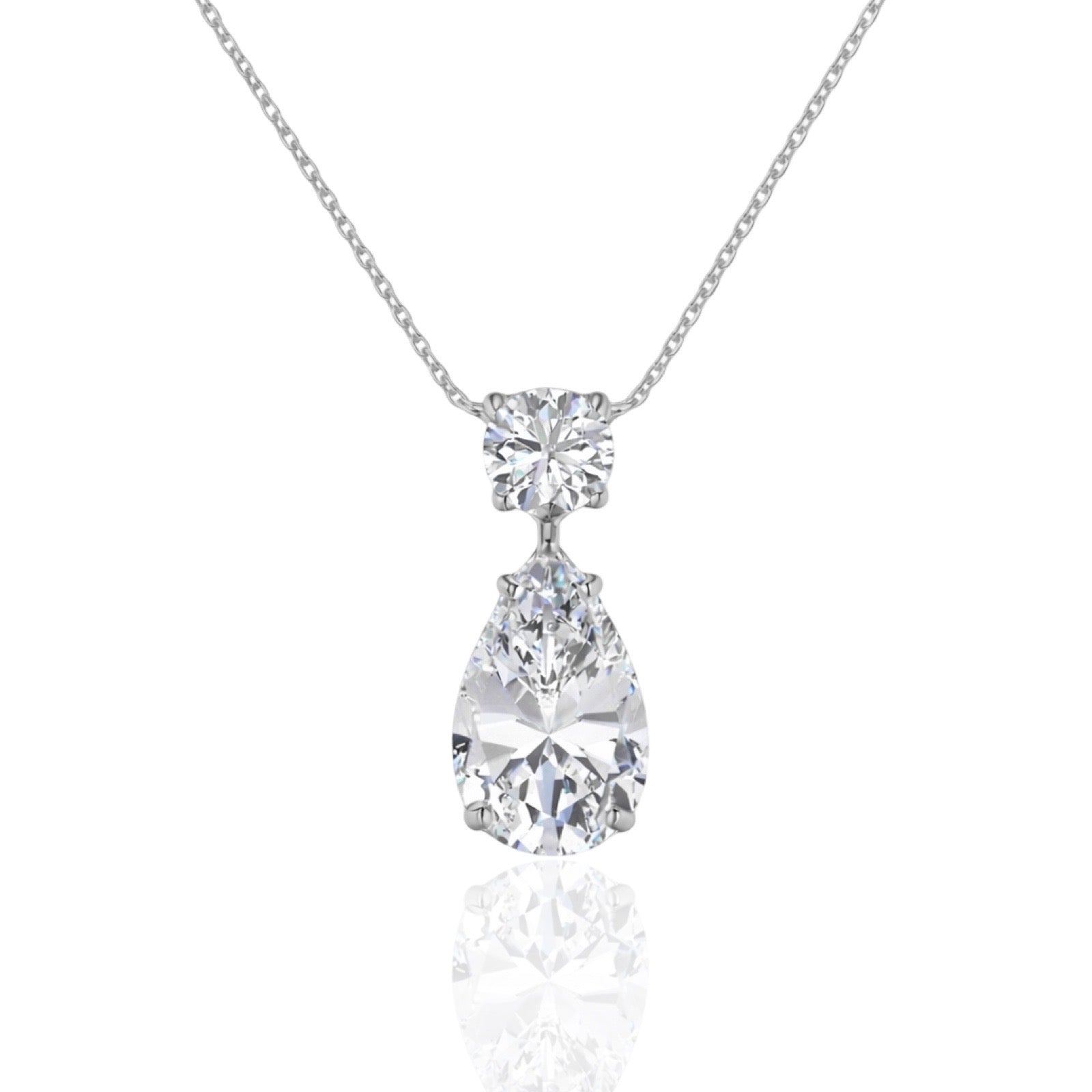Pear Necklace | 925 Sterling Silver