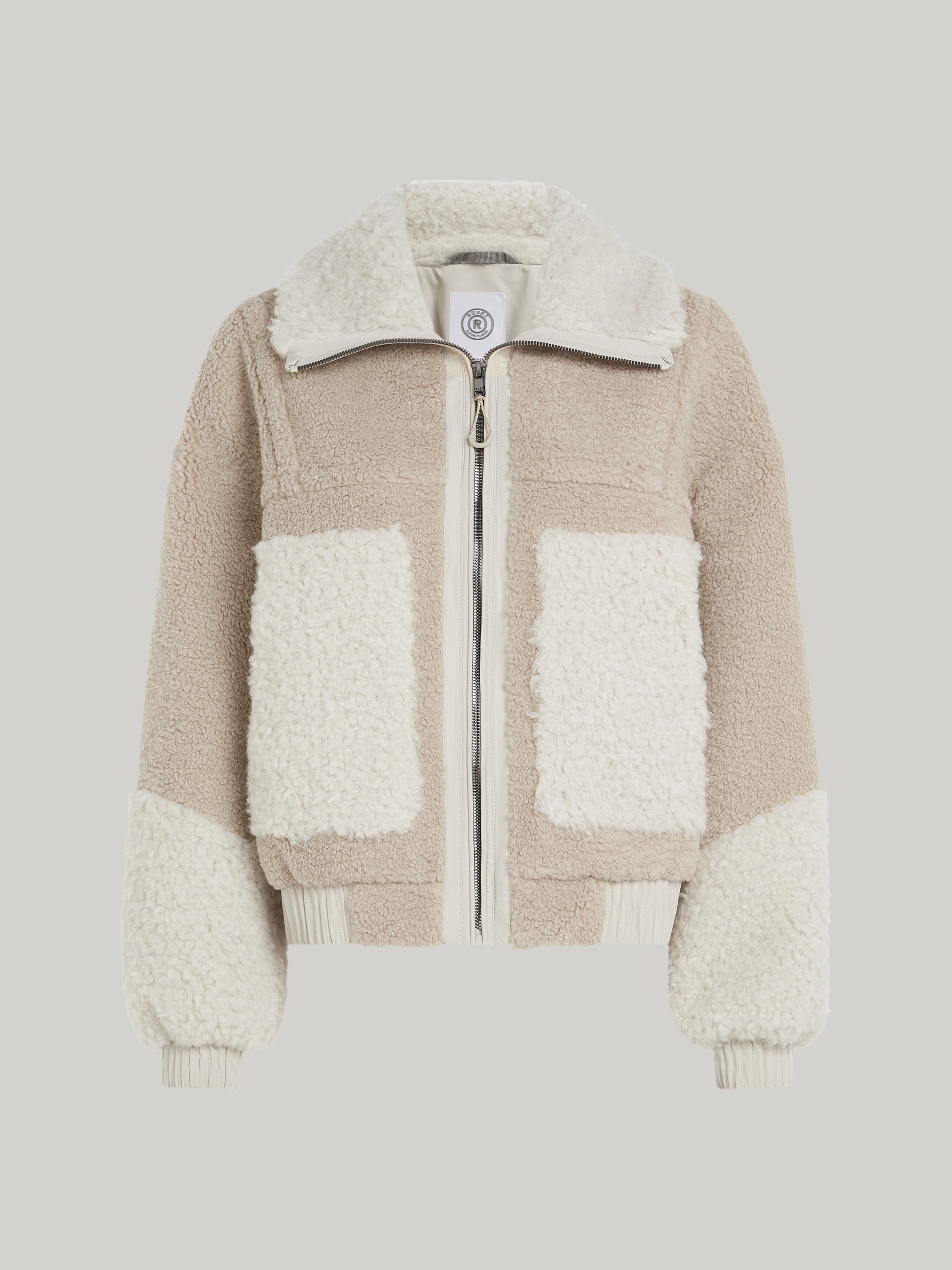 Luxury Teddy Fabric Jacket – Cozy & Stylish Outerwear with Unique Details