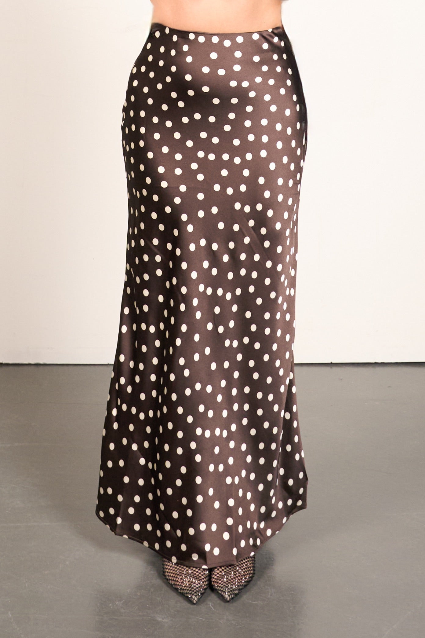 Polka Dot Maxi Skirt – Flowing Women’s Skirt for Everyday Elegance