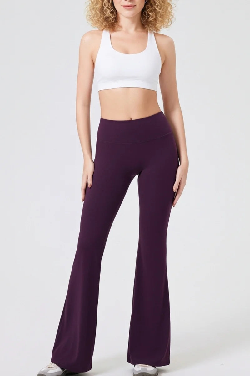 Prune Sculpt High-Waist Flare Leggings 2