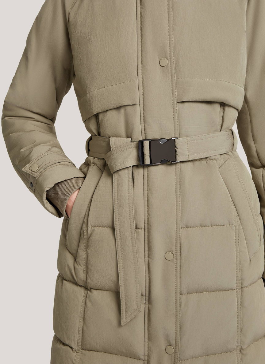 Ripstop Trench Coat – Sporty & Warm Outerwear with Classic Details 3