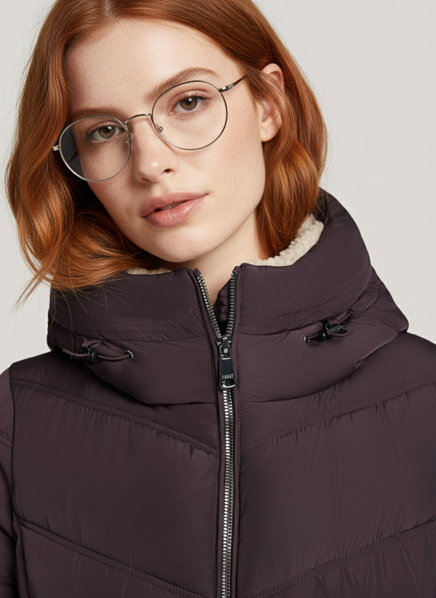 Sage's Slim-Fit Puffer Jacket – Warm and Stylish Outerwear with Faux Down Insulation | RED 3