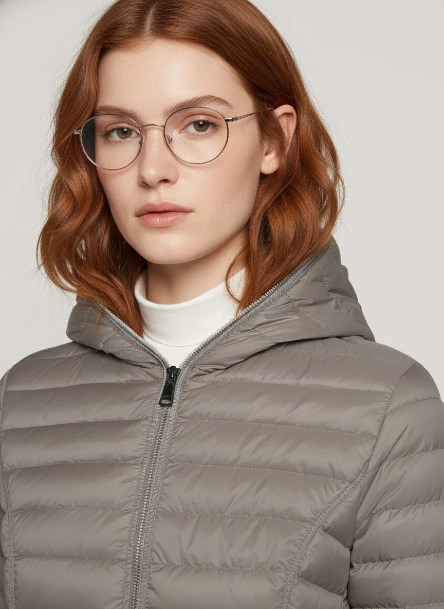 Tallulah's Lightweight Transitional Jacket – Compact & Versatile Outerwear for Travel | BEIGE 1