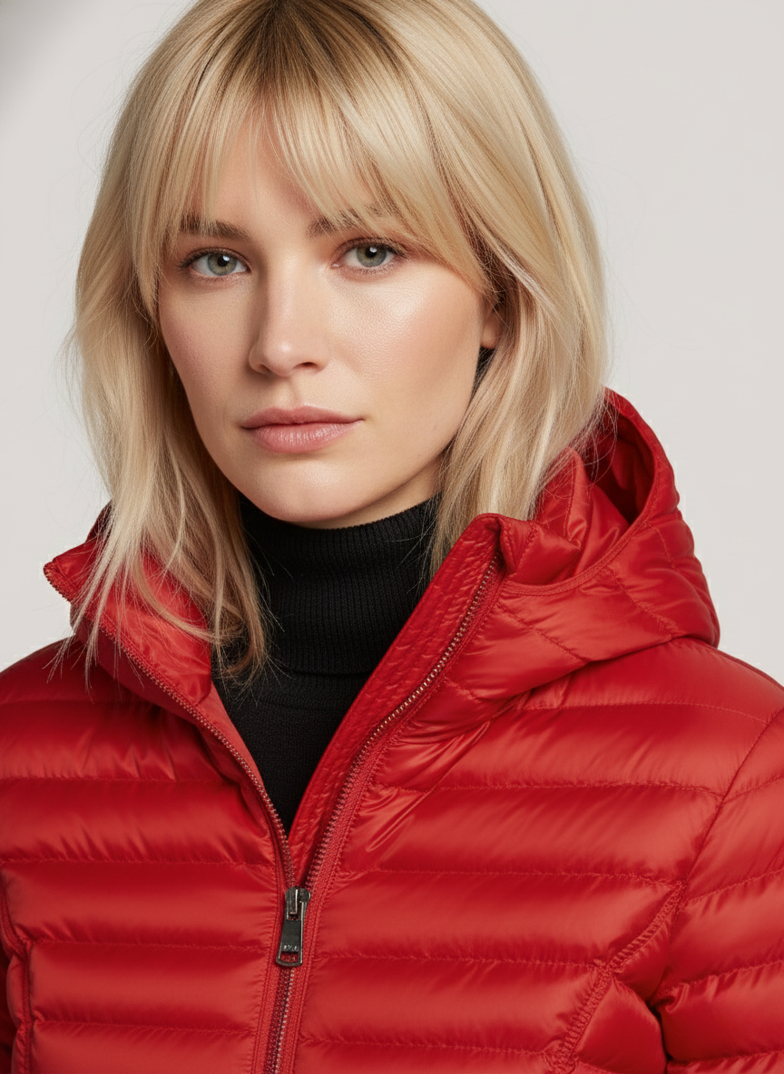 Tallulah's Lightweight Transitional Jacket – Compact & Versatile Outerwear for Travel | RED 2