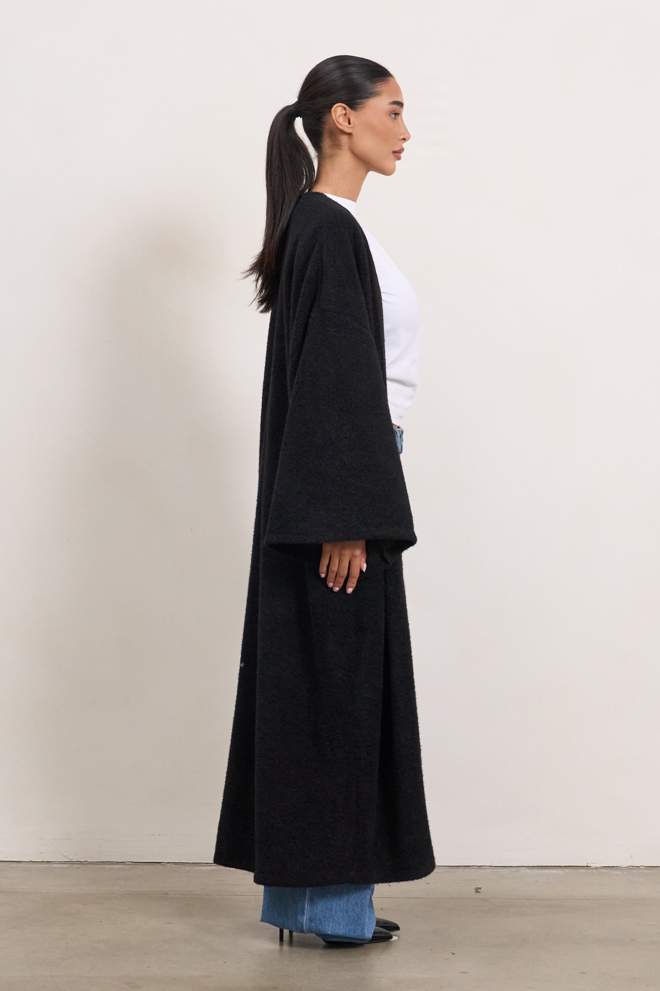 Teddy Cardigan – Long Velvet Cardigan for Women