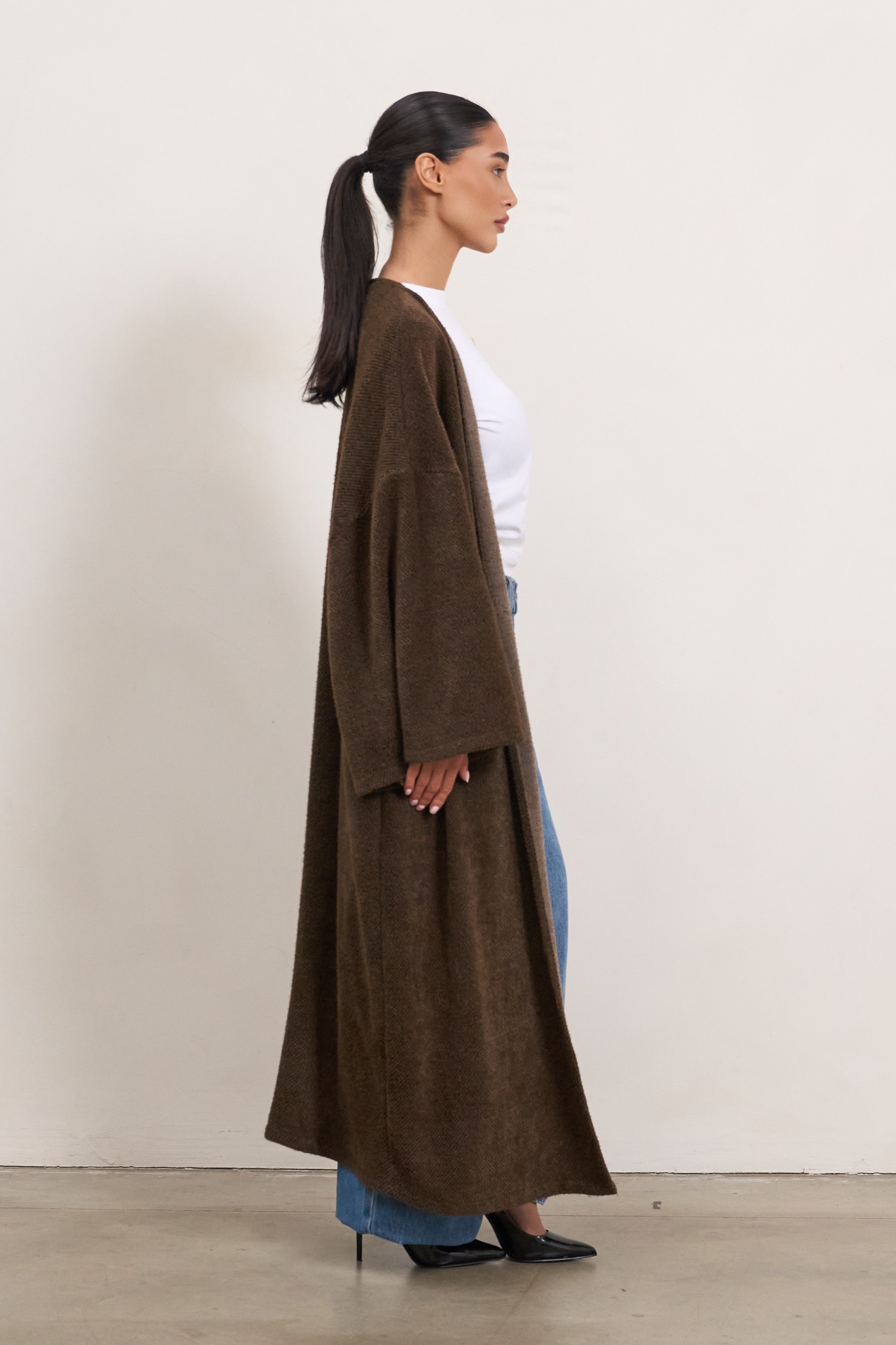 Teddy Cardigan – Long Velvet Cardigan for Women