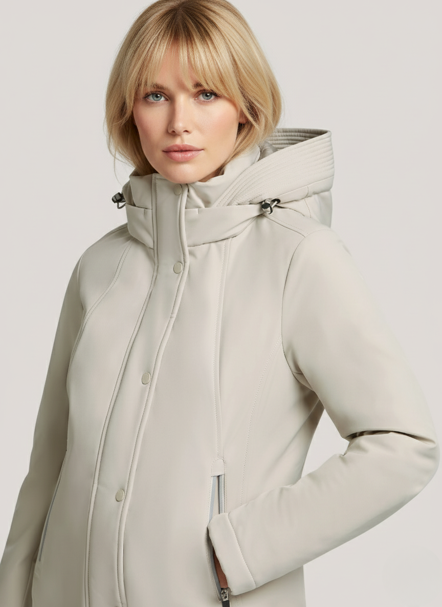 Waterproof 3-Layer Functional Jacket – Stylish & Comfortable Outdoor Wear | WHITE 2