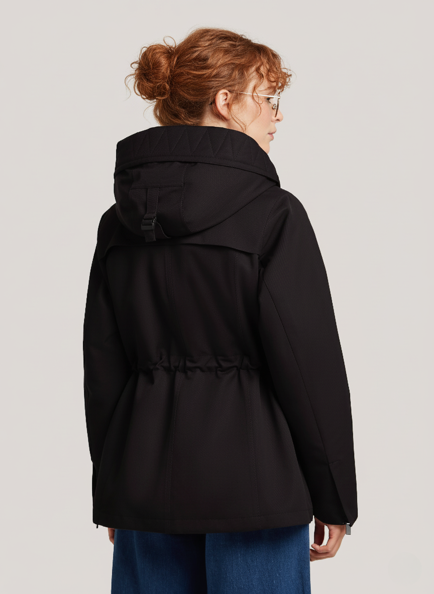 Waterproof Functional Twill Jacket – Stylish & Practical Outdoor Wear | BLACK 3