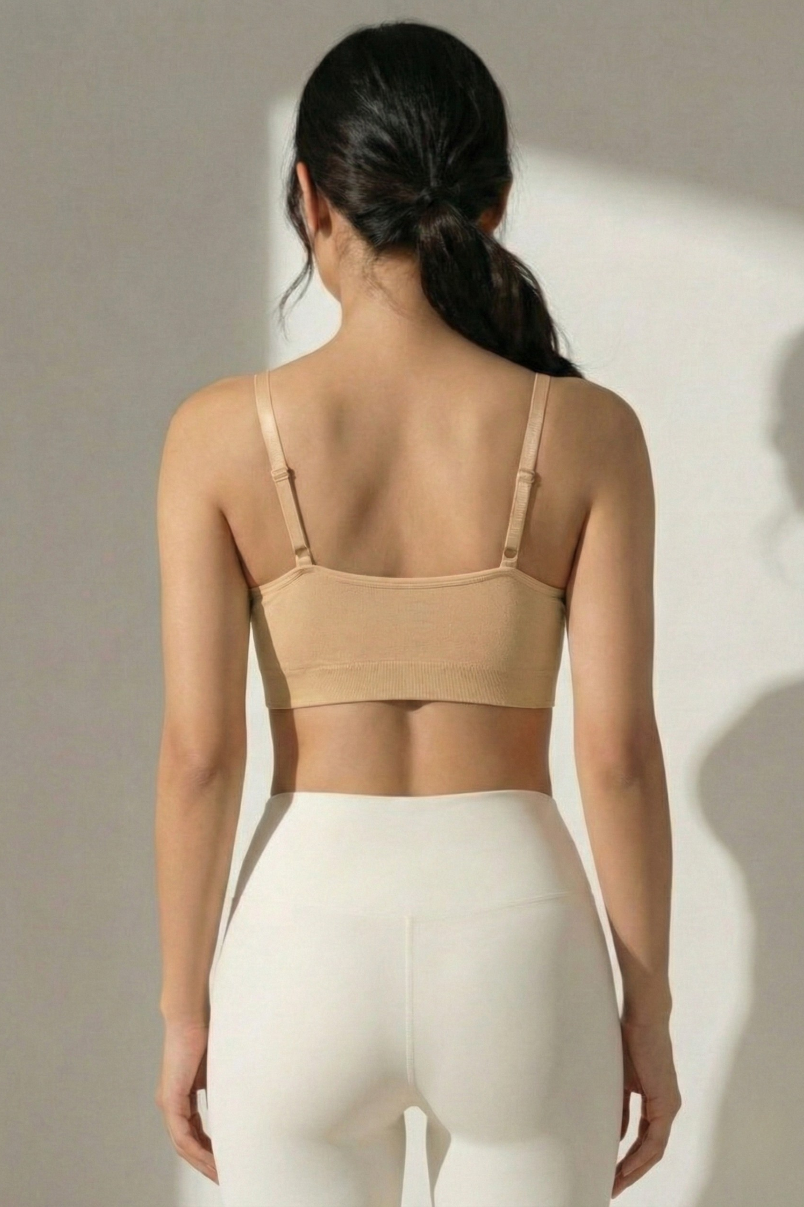 Wireless Beige Contour Comfort Bra 2