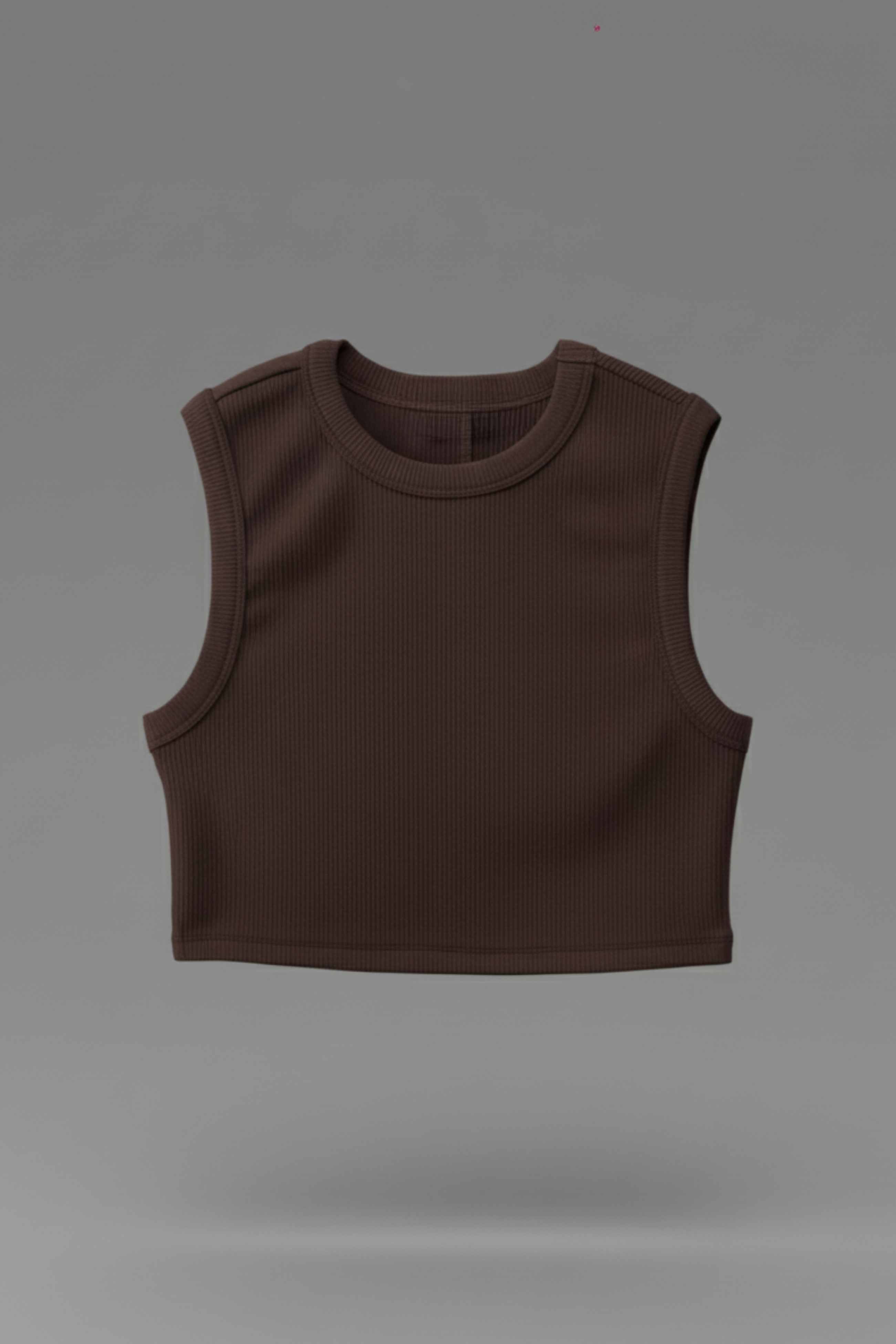 Women’s Ribbed Crop Tank Top – Effortless Comfort & Style | BROWN 