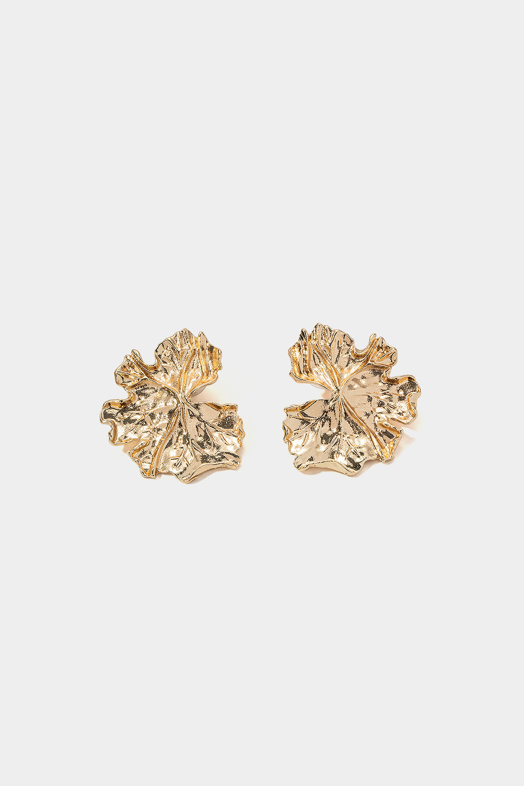 Alloy Flower Geometric Earrings 