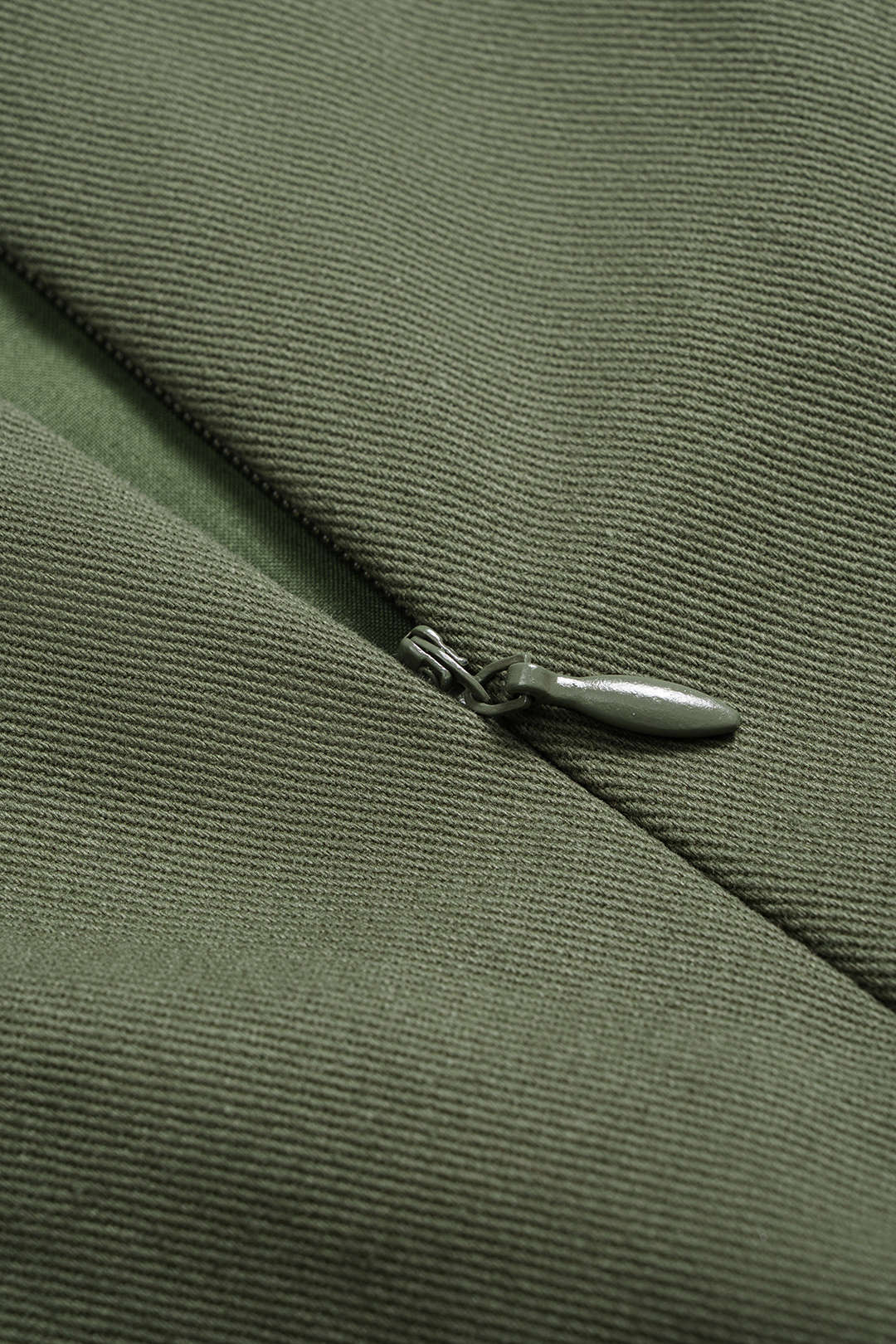 Asymmetrical Button Mini Skirt 