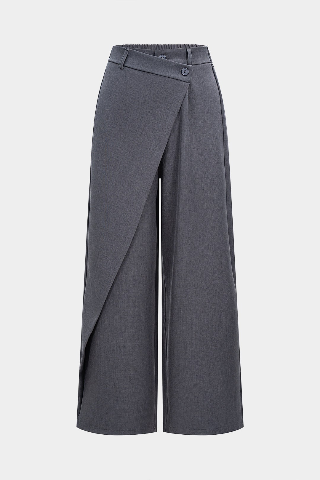 Asymmetrical Straight Leg Pants 