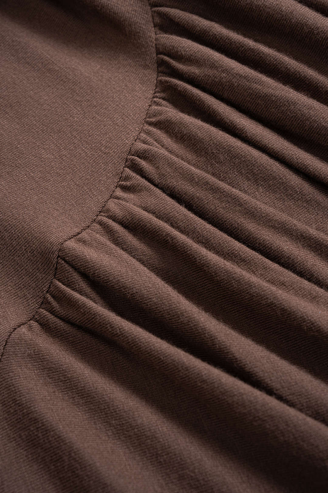 Women’s Sculpted One-Shoulder Ruched Top – Elegant Contour Fit