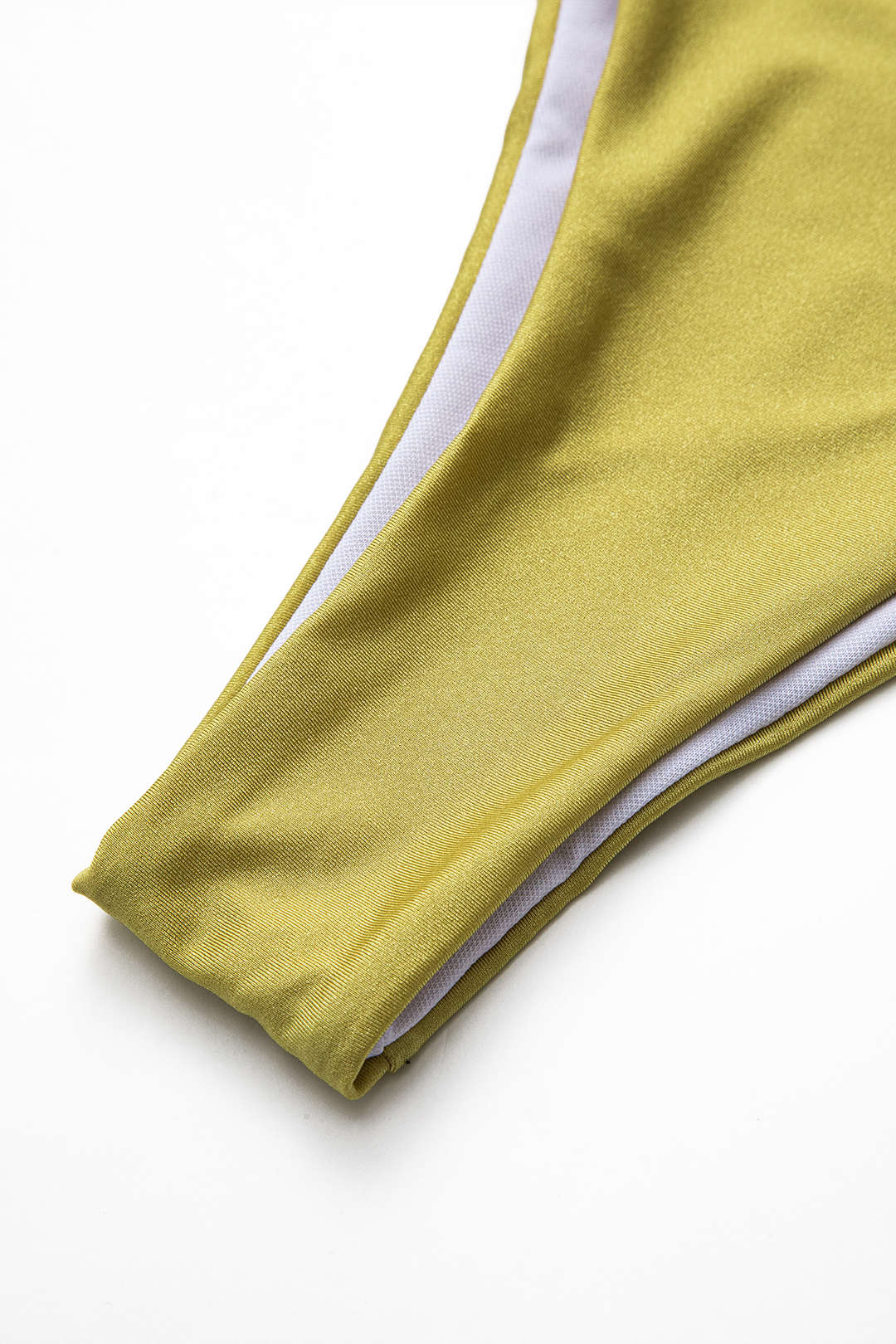 3D Flower Ruched Slip Bikini and Fringe Drawstrings Cover Up Three-Piece Set 