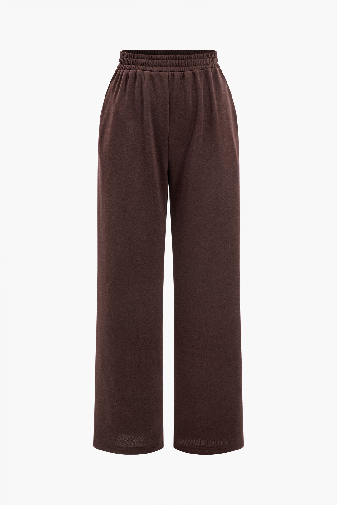 Asymmetric top and pants set