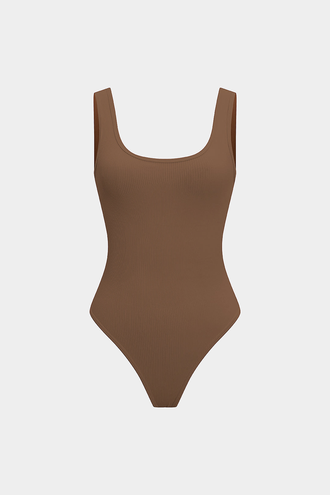 Basic Texture Sleeveless Bodysuit 
