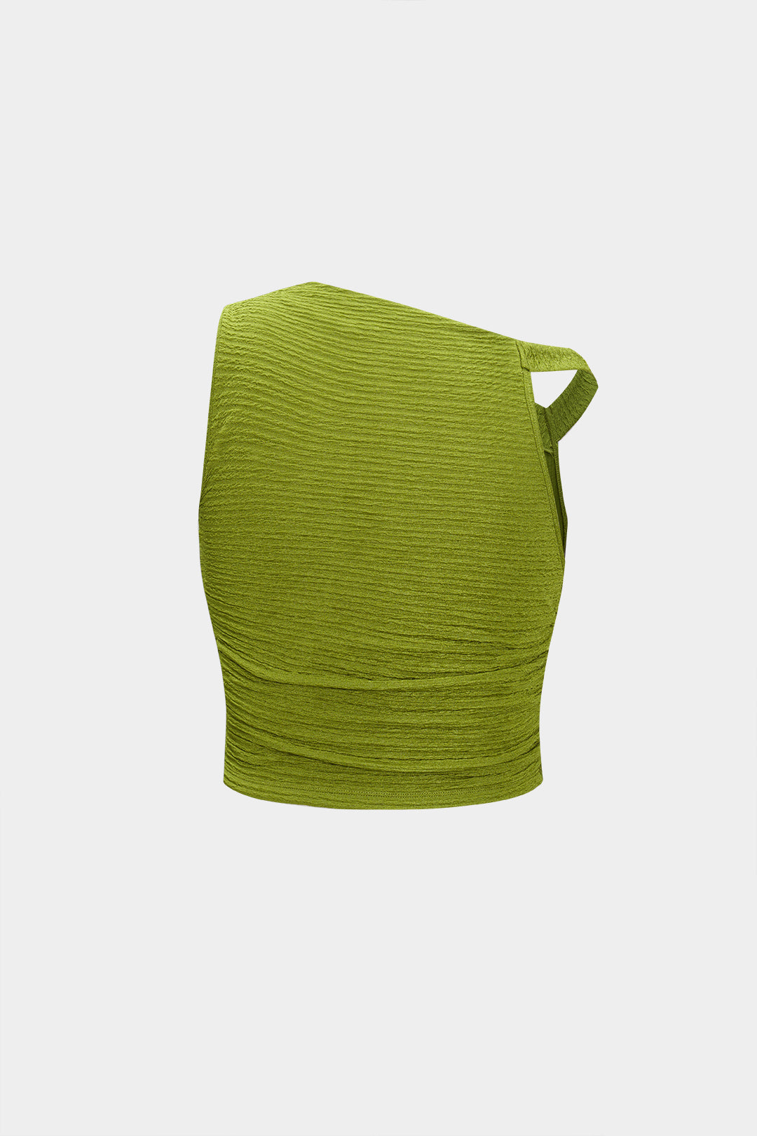 Asymmetric tank top and ruffle skirt set 