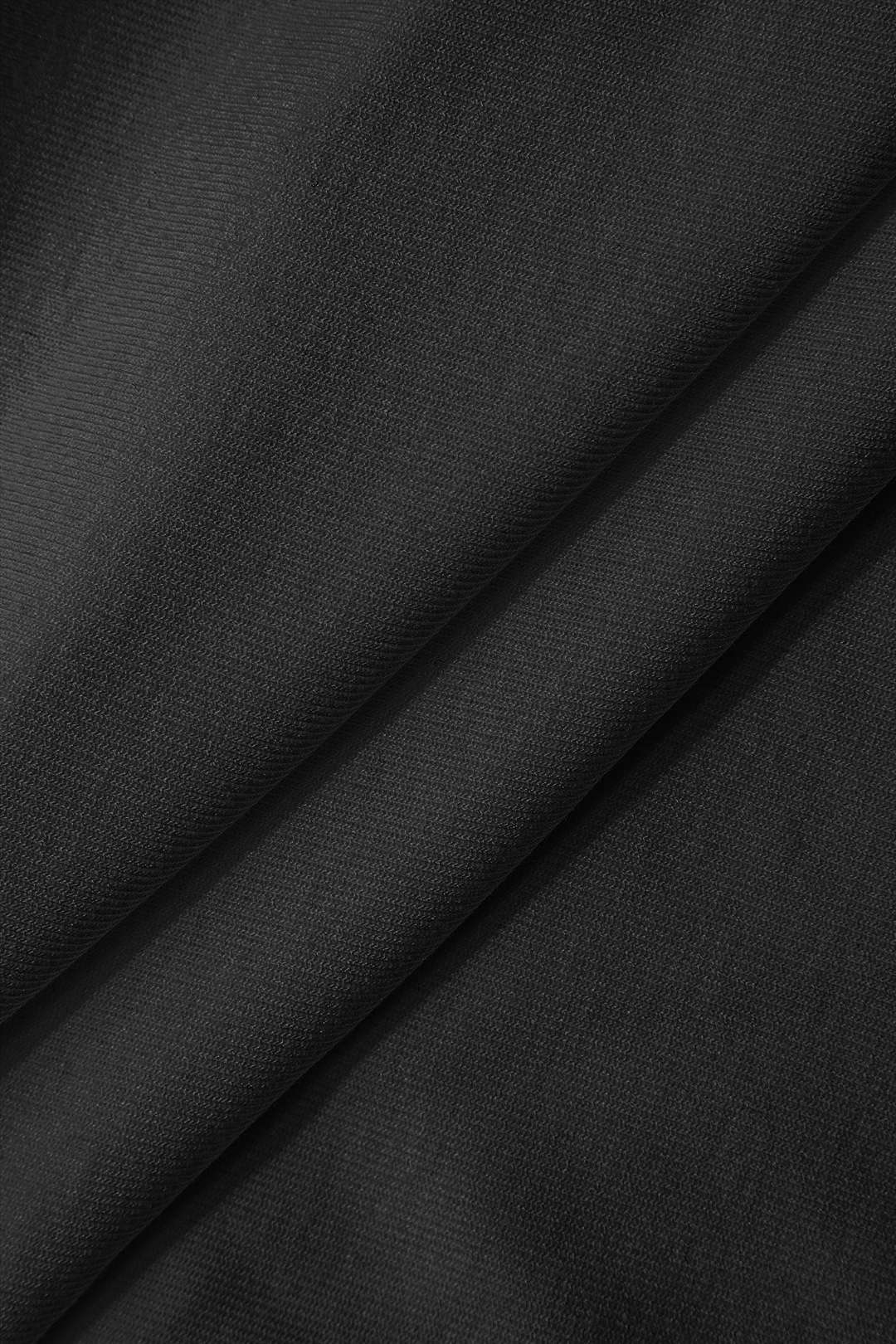 Simple asymmetrical twist ruffle t-shirt 