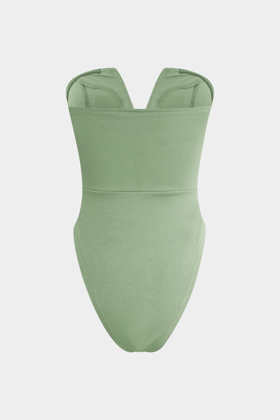 Basic V-neck strapless Bodysuit 