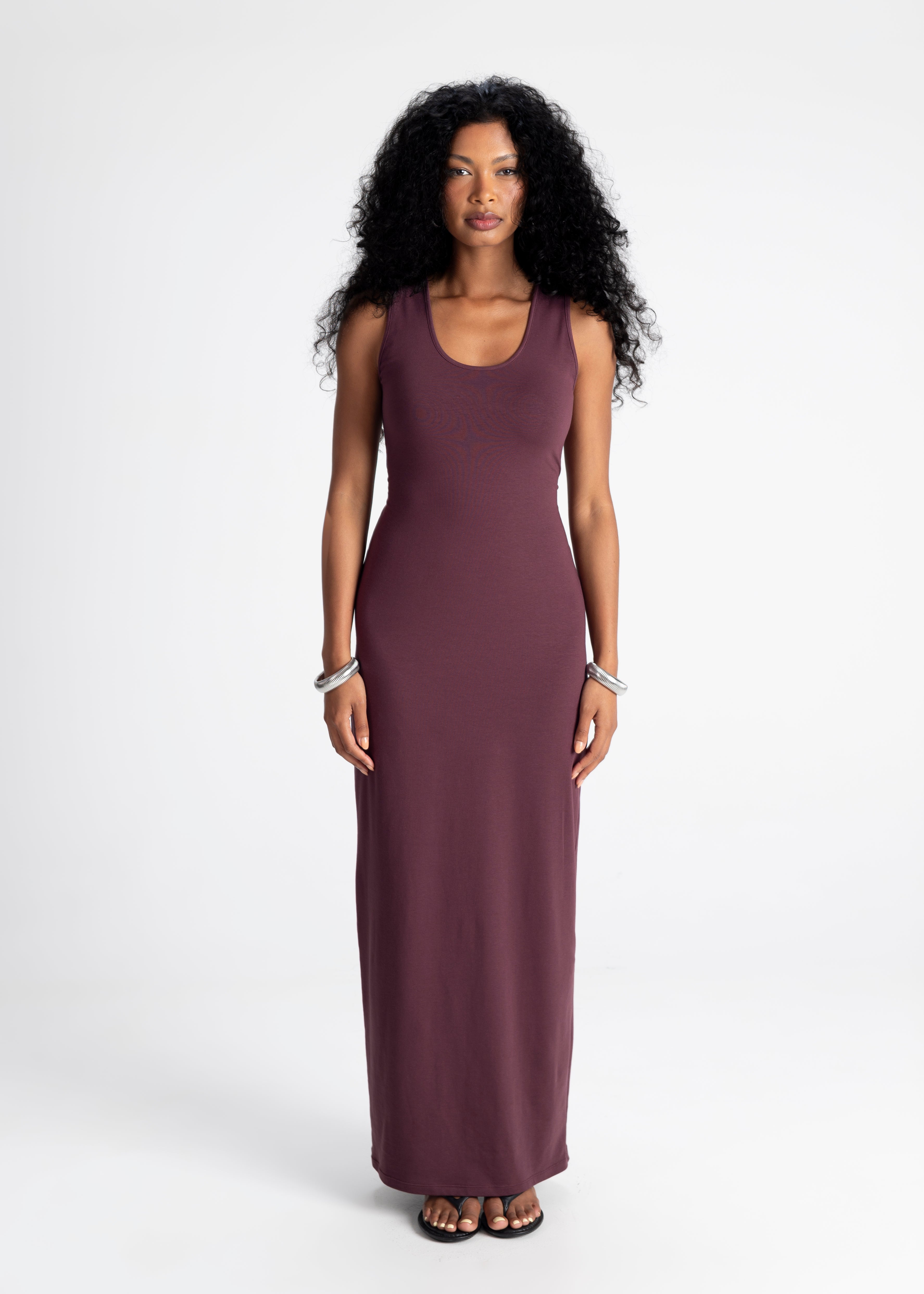 Amy Maxi Dress - Plum 