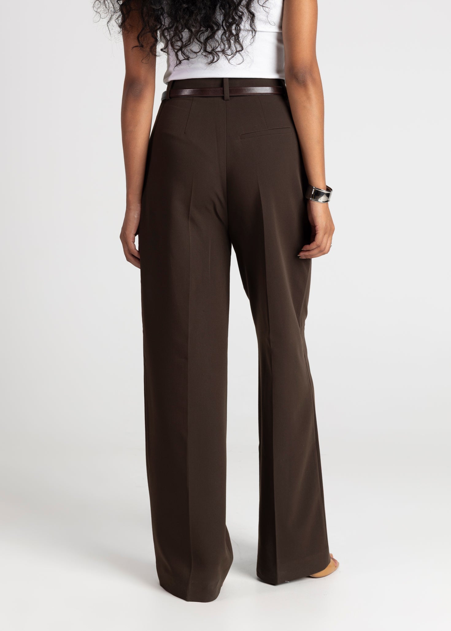 Jagger Tailored Trousers - Brown 