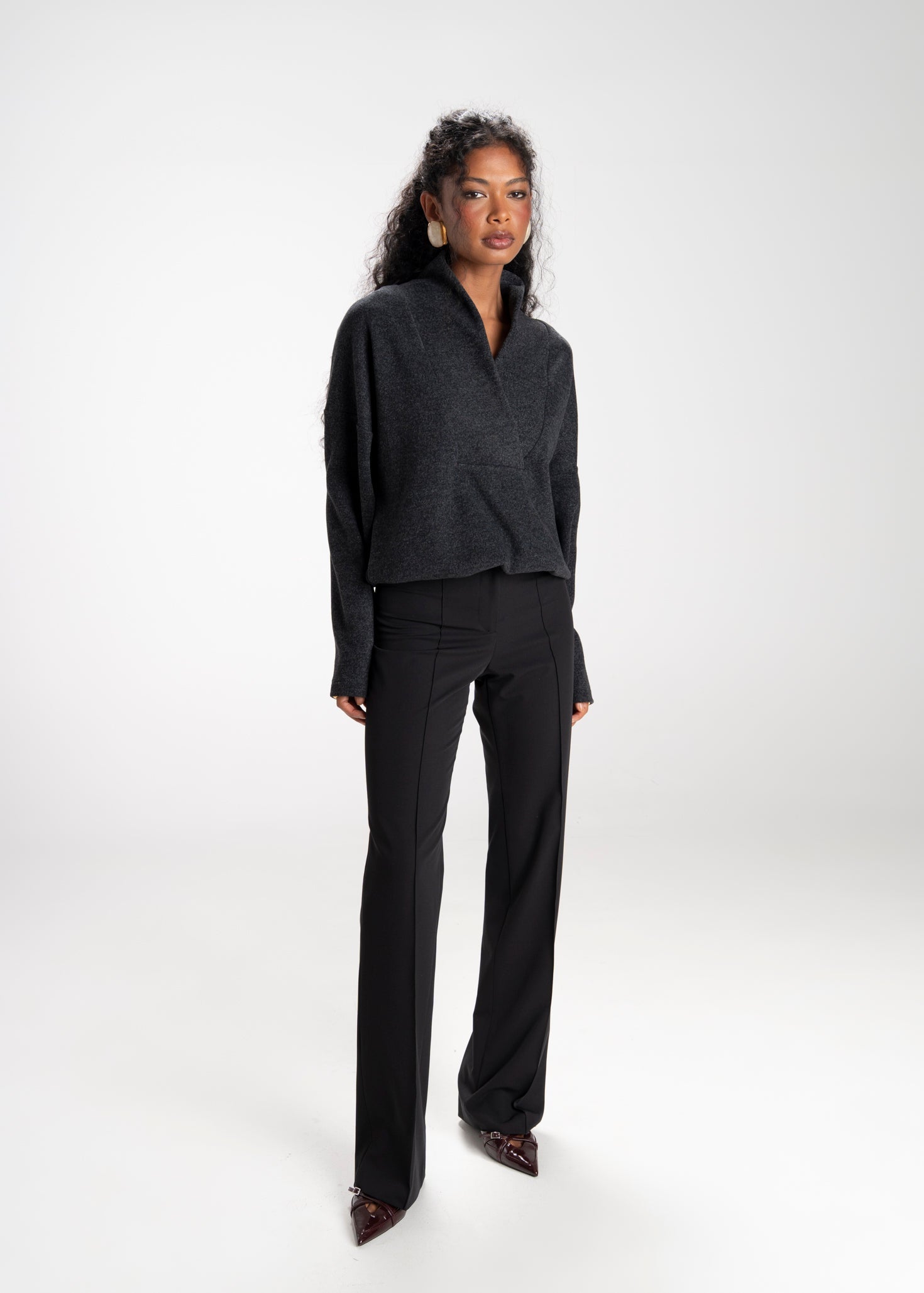 Stone Relaxed Sweater 